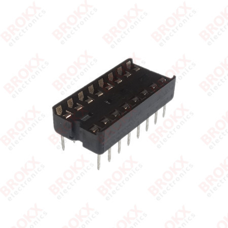 IC Socket - DIP 16 pins - Click Image to Close