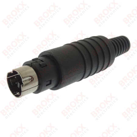 Mini DIN plug 6 pins male (PS2) - Click Image to Close