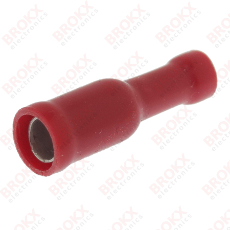 insulated female round connector from 0.5 - 1 mm² - Click Image to Close