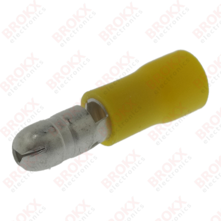 insulated male round connector from 4 - 6 mm² - Click Image to Close