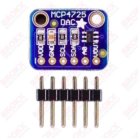 MCP4725 - 12-Bit DAC (I2C) - Klik op de afbeelding om het venster te sluiten